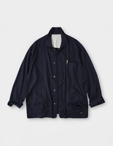 [SS Ver.]린넨 프렌치 워크 5P 셔츠 자켓_Classic Blue