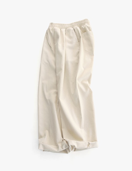 Tapered Wide One Tuck Linen Pants_Oatmeal