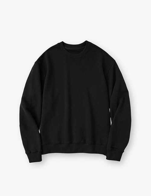 Essencial Overfit Sweatshirt_Ebony Black