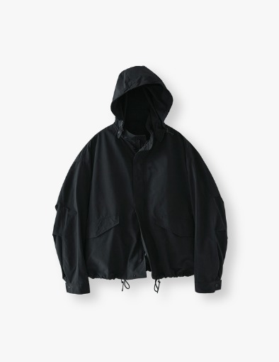 Packable Artic Hood Jacket_Charcoal