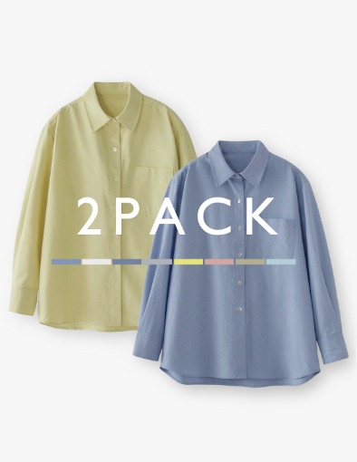 [Package][Woman]Classic Semi Overfit Oxford Shirt_8 Color