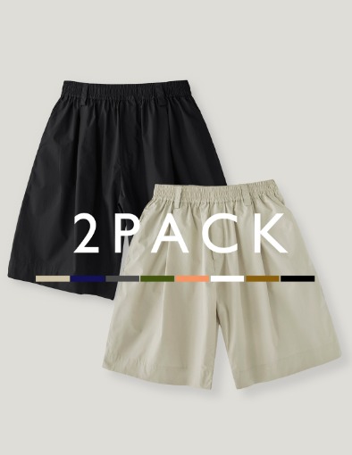 [Package]Bermuda One Tuck Half Pants_8 Color